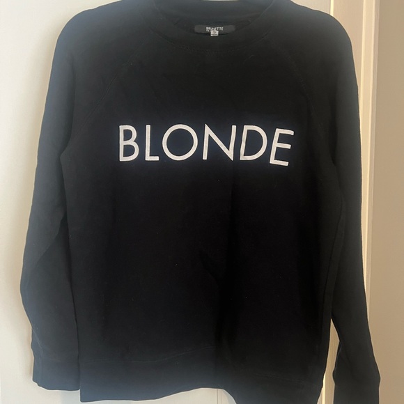 Brunette the label - BLONDE sweatshirt - Picture 1 of 2
